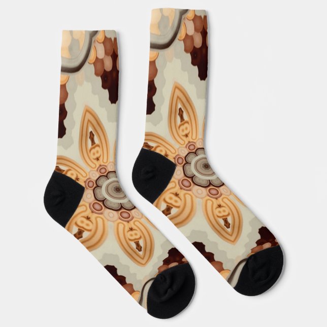 Chaussette Chaussettes Motif Brown (Droite)