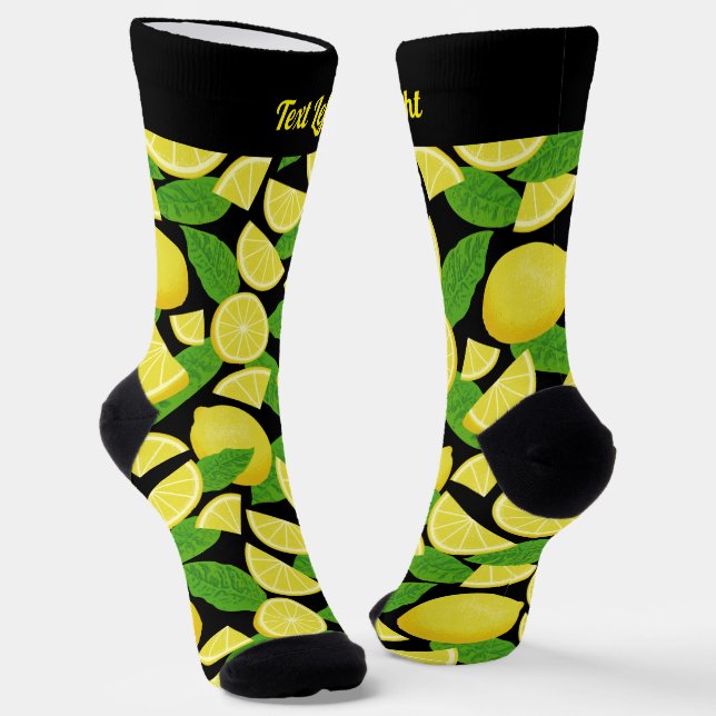 Chaussette Chaussettes Motif citron (Angulaire)