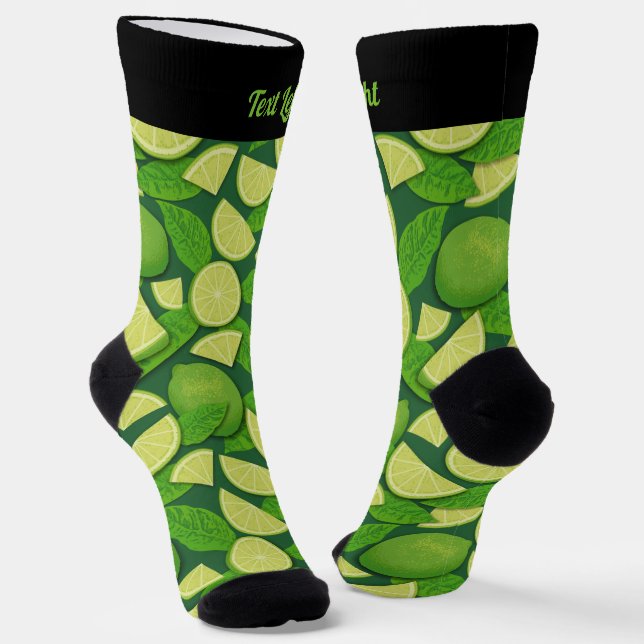 Chaussette Chaussettes Motif de chaux (Angulaire)