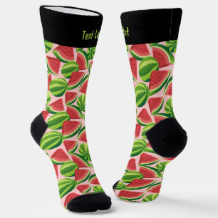 Chaussette Chaussettes Motifs à tranche de pastèque