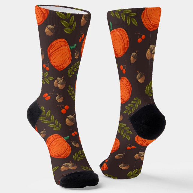 Chaussette Chaussettes Motifs "Bounty d'automne" (Angulaire)