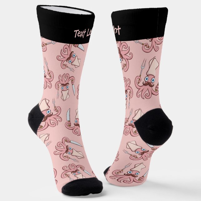 Chaussette Chaussettes Motifs caricaturales pour chef de calm (Angulaire)