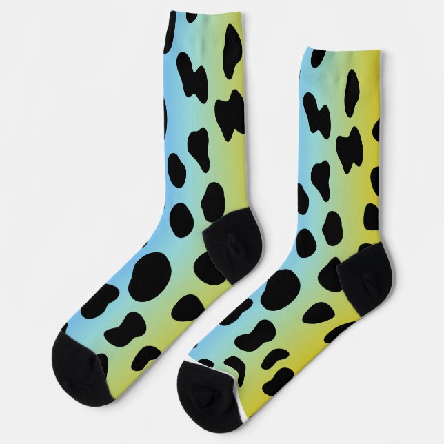 Chaussette Chaussettes Motifs colorées-Amusantes & Élégantes  (Gauche)