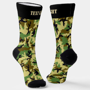 Chaussette Chaussettes Motifs de Camouflage Woodland