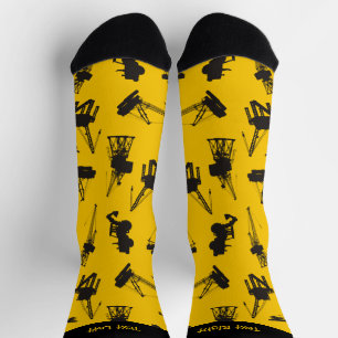 Chaussette Chaussettes Motifs de construction
