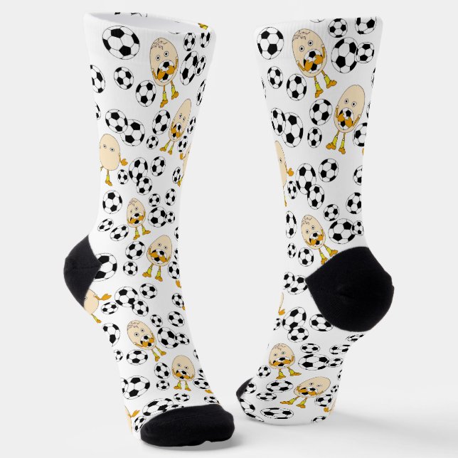 Chaussette Chaussettes Motifs de soccer Egghead (Angulaire)