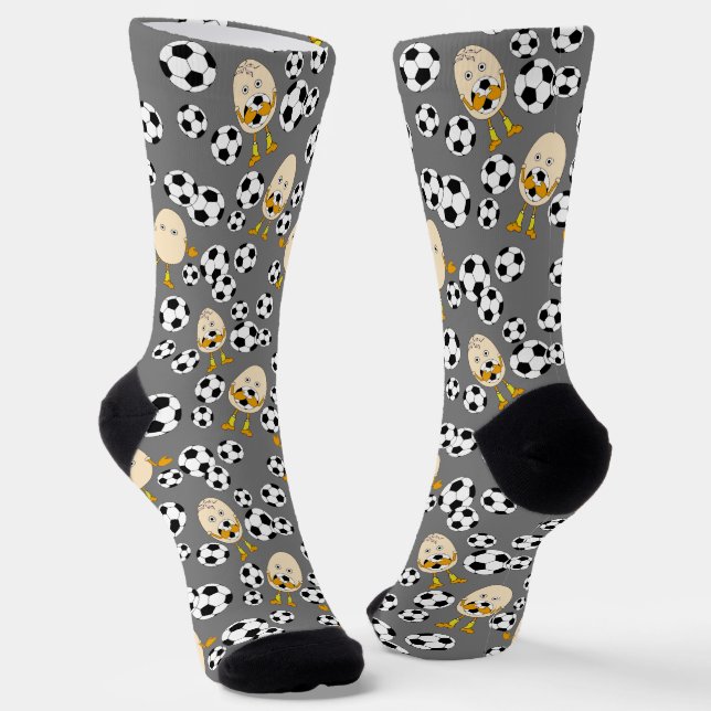 Chaussette Chaussettes Motifs de soccer Egghead (Angulaire)