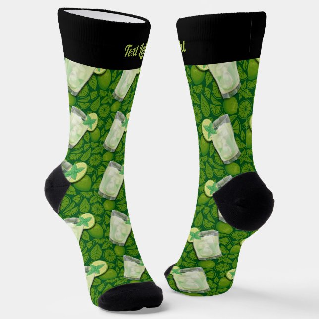 Chaussette Chaussettes Motifs Mojito (Angulaire)