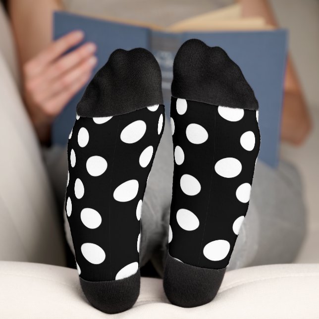 Chaussette Chaussettes Motifs Polk-A-Dot (Fond)