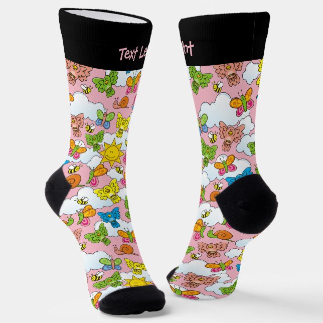 Chaussette Chaussettes Motifs pour bébés animaux (Angulaire)