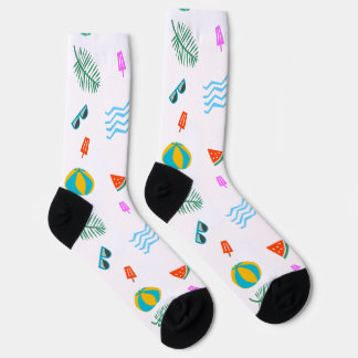 Chaussette Chaussettes Motifs Summer Beach