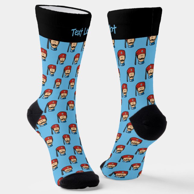 Chaussette Chaussettes Motifs Tsolias (Angulaire)
