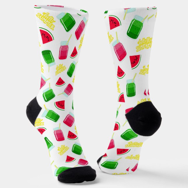 Chaussette Chaussettes Motifs Watermelon été (Angulaire)