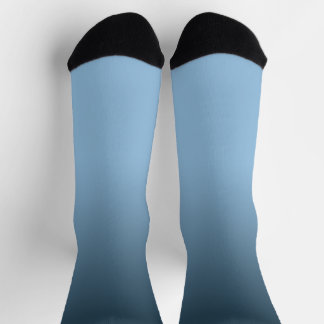 Chaussette Chaussettes Ombré bleu dégradé