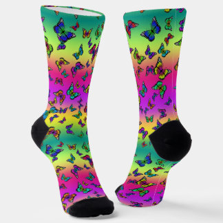 Chaussette Chaussettes Papillon Colorées