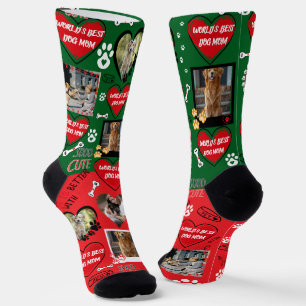 Chaussette Chaussettes personnalisées au visage de chien, Pho