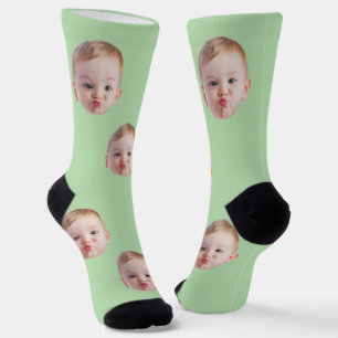 Chaussette Chaussettes personnalisées avec visage cadeau enfa