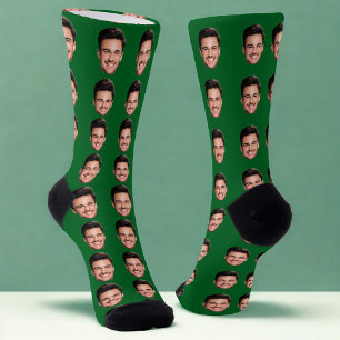 Chaussette Chaussettes Personnalisées Multi-Visages, Ajoutez