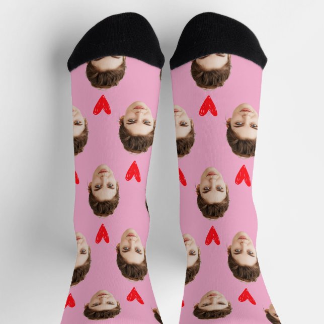 Chaussette Chaussettes personnalisées pour ami garçon Chausse (Haut)