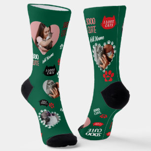 Chaussette Chaussettes personnalisées pour chat - Cadeau pour