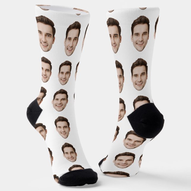 Chaussette Chaussettes personnalisées pour visage Chaussettes (Angulaire)