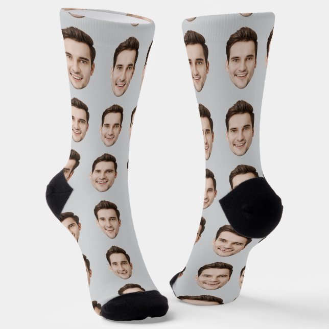 Chaussette Chaussettes personnalisées pour visage Chaussettes (Angulaire)