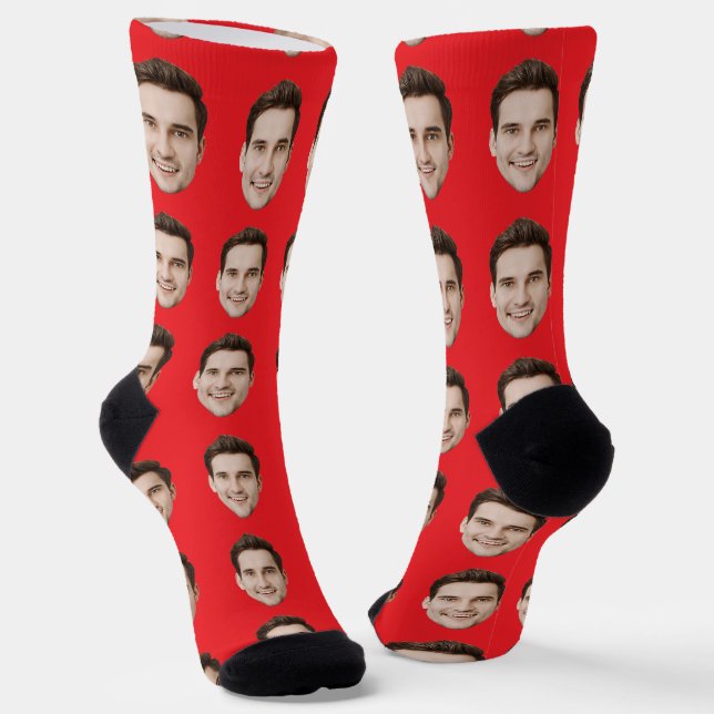 Chaussette Chaussettes personnalisées pour visage Chaussettes (Angulaire)