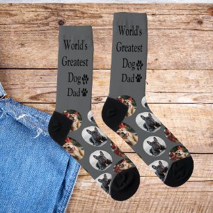 Chaussette Chaussettes photo de chien avec motif personnalisé
