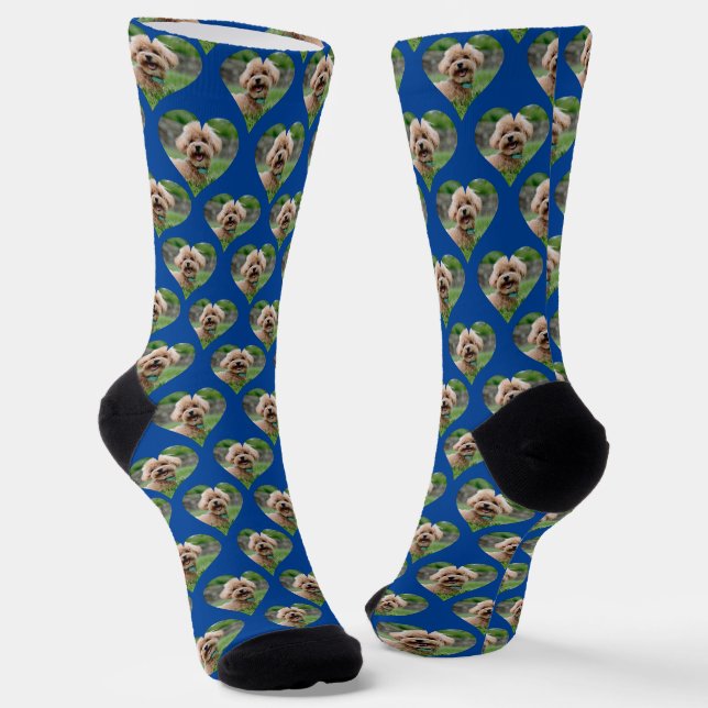 Chaussette Chaussettes photo personnalisées - Chaussettes pho (Angulaire)
