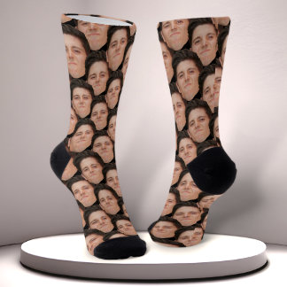 Chaussette Chaussettes photo personnalisées Funny Overlapping