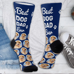 Chaussette Chaussettes Photo Personnalisées PÈRE CHIEN Drôle 