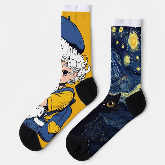 Chaussette Chaussettes pour animaux de compagnie et de nuit p (Gauche)