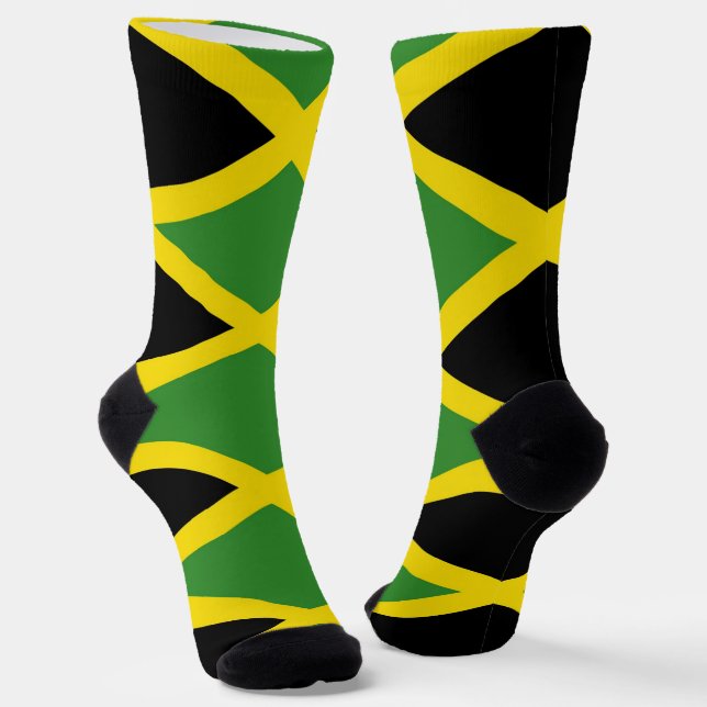 Chaussette Chaussettes pour femmes avec le drapeau de la Jama (Angulaire)