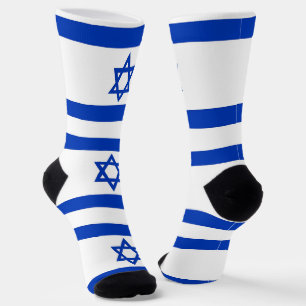 Chaussette Chaussettes pour femmes avec le drapeau d'Israël