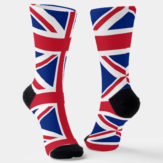 Chaussette Chaussettes pour femmes avec le drapeau du Royaume (Angulaire)