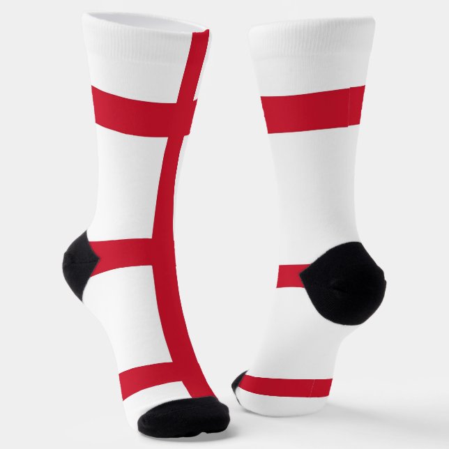 Chaussette Chaussettes pour hommes avec drapeau d'Angleterre, (Angulaire)