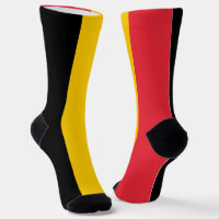 Chaussettes pour hommes avec drapeau de Belgique