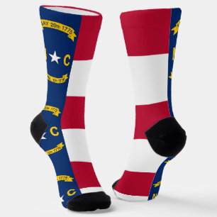 Chaussette Chaussettes pour hommes avec drapeau de Caroline d