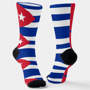 Chaussette Chaussettes pour hommes avec drapeau de Cuba