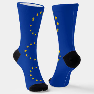 Chaussette Chaussettes pour hommes avec drapeau de l'Union eu