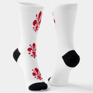 Chaussette Chaussettes pour hommes avec le drapeau de Florenc