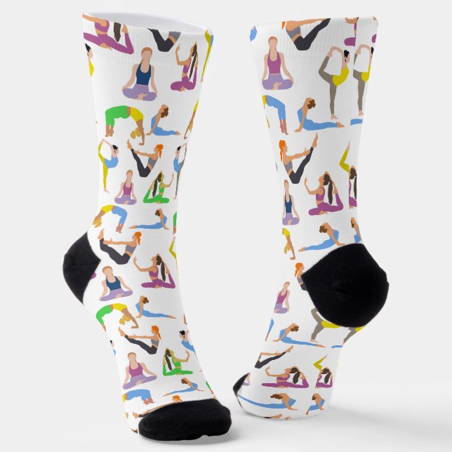 Chaussette Chaussettes pour les amateurs de yoga (Angulaire)