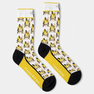 Chaussette Chaussettes pour oiseaux Sunny American Goldfinch