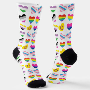 Chaussette Chaussettes Pride Hearts #2