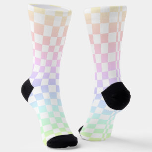 Chaussette Chaussettes Rainbow Check