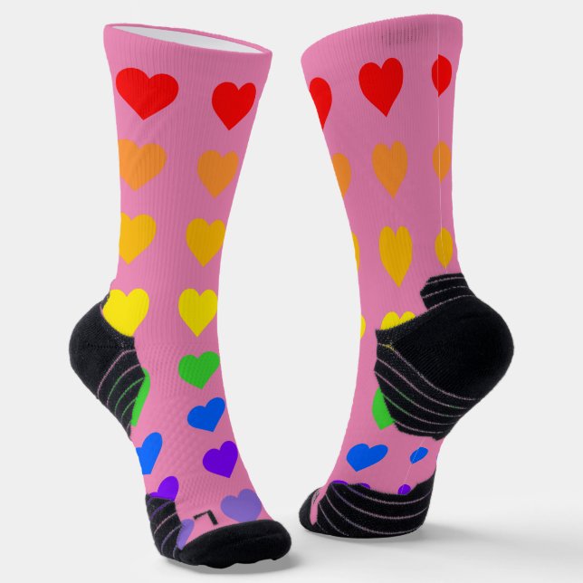 Chaussette Chaussettes Rainbow Hearts (Angulaire)