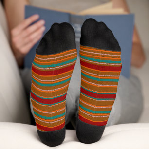 Chaussette Chaussettes rayées décoratives