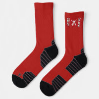 Chaussettes rouges haute performance Ghost Dance