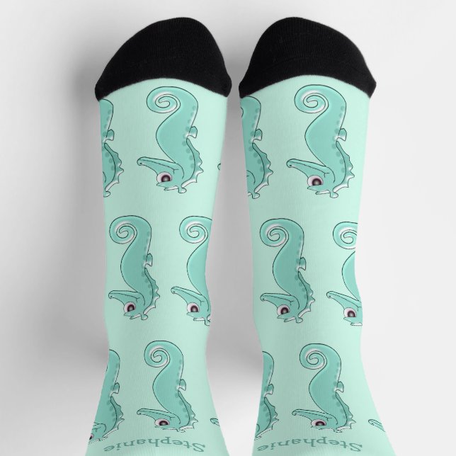 Chaussette Chaussettes Seahorse Design (Haut)