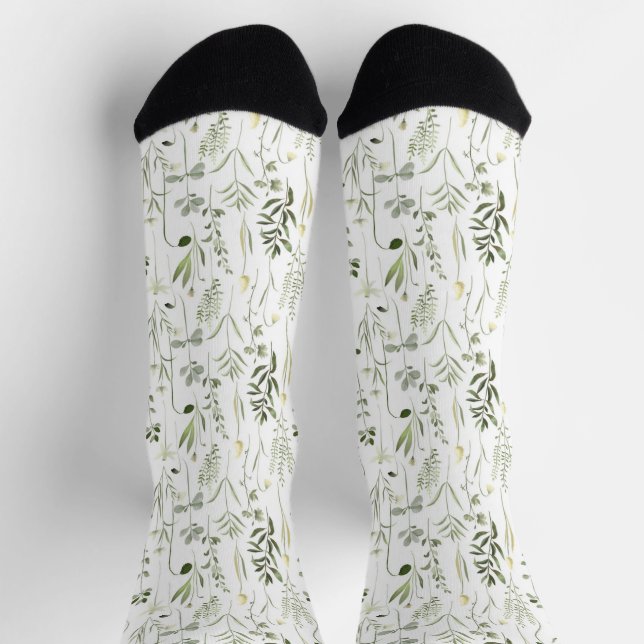 Chaussette Chaussettes simples à motifs floraux (Haut)